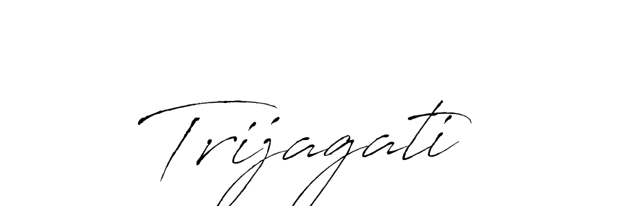 Design your own signature with our free online signature maker. With this signature software, you can create a handwritten (Antro_Vectra) signature for name Trijagati. Trijagati signature style 6 images and pictures png