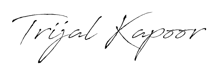 The Antro_Vectra signature style provides a bold statement for name Trijal Kapoor. Designed for business owners, executives, and leaders. Trijal Kapoor signature style 6 images and pictures png