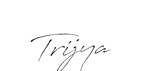 Best and Professional Signature Style for Trijya. Antro_Vectra Best Signature Style Collection. Trijya signature style 6 images and pictures png