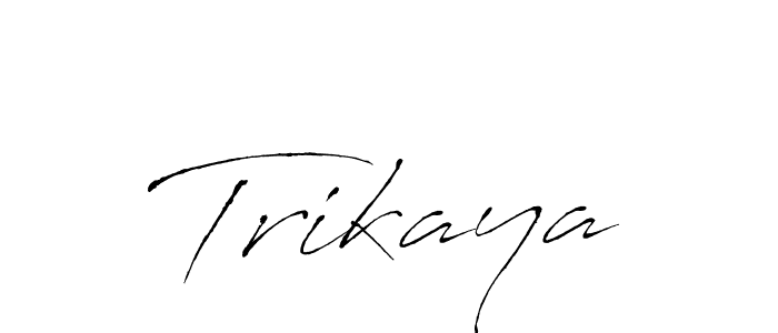 Once you've used our free online signature maker to create your best signature Antro_Vectra style, it's time to enjoy all of the benefits that Trikaya name signing documents. Trikaya signature style 6 images and pictures png