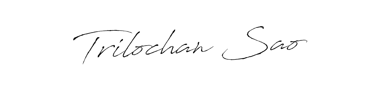 Also we have Trilochan Sao name is the best signature style. Create professional handwritten signature collection using Antro_Vectra autograph style. Trilochan Sao signature style 6 images and pictures png