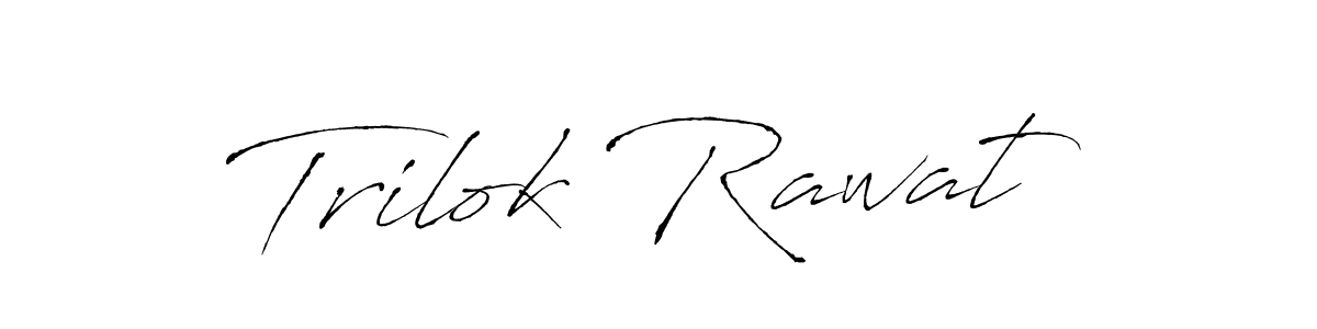 Create a beautiful signature design for name Trilok Rawat. With this signature (Antro_Vectra) fonts, you can make a handwritten signature for free. Trilok Rawat signature style 6 images and pictures png