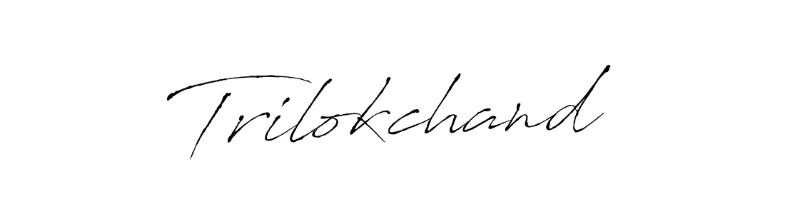 How to make Trilokchand name signature. Use Antro_Vectra style for creating short signs online. This is the latest handwritten sign. Trilokchand signature style 6 images and pictures png