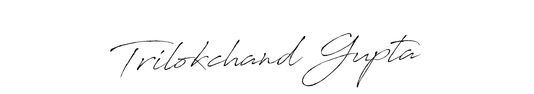 How to make Trilokchand Gupta signature? Antro_Vectra is a professional autograph style. Create handwritten signature for Trilokchand Gupta name. Trilokchand Gupta signature style 6 images and pictures png