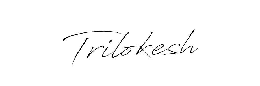 Design your own signature with our free online signature maker. With this signature software, you can create a handwritten (Antro_Vectra) signature for name Trilokesh. Trilokesh signature style 6 images and pictures png