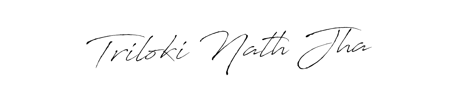 Here are the top 10 professional signature styles for the name Triloki Nath Jha. These are the best autograph styles you can use for your name. Triloki Nath Jha signature style 6 images and pictures png