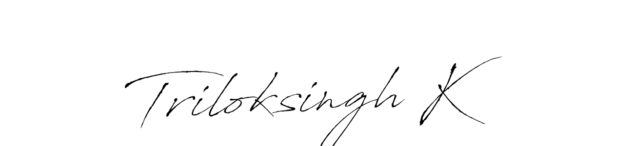 Here are the top 10 professional signature styles for the name Triloksingh K. These are the best autograph styles you can use for your name. Triloksingh K signature style 6 images and pictures png