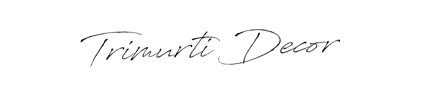 You can use this online signature creator to create a handwritten signature for the name Trimurti Decor. This is the best online autograph maker. Trimurti Decor signature style 6 images and pictures png