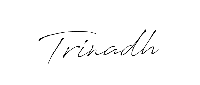 You should practise on your own different ways (Antro_Vectra) to write your name (Trinadh) in signature. don't let someone else do it for you. Trinadh signature style 6 images and pictures png