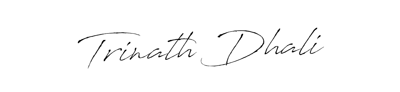 Use a signature maker to create a handwritten signature online. With this signature software, you can design (Antro_Vectra) your own signature for name Trinath Dhali. Trinath Dhali signature style 6 images and pictures png