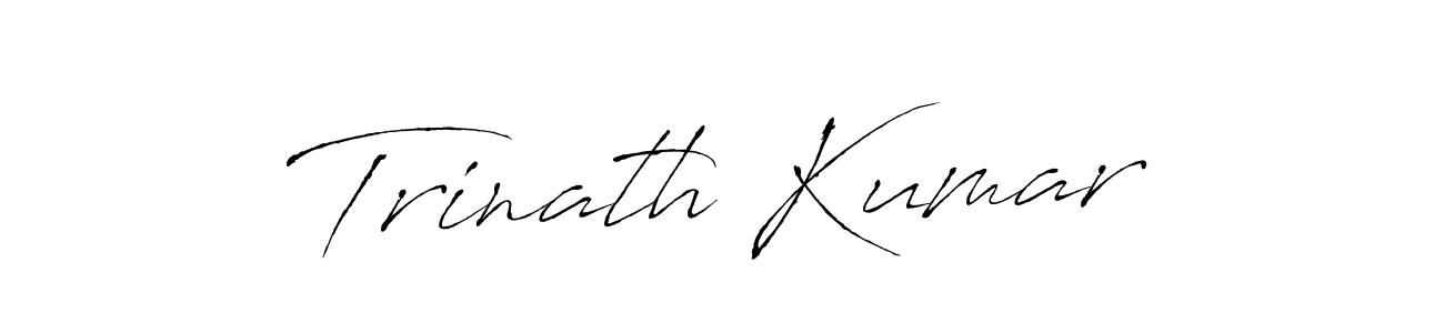 Also we have Trinath Kumar name is the best signature style. Create professional handwritten signature collection using Antro_Vectra autograph style. Trinath Kumar signature style 6 images and pictures png