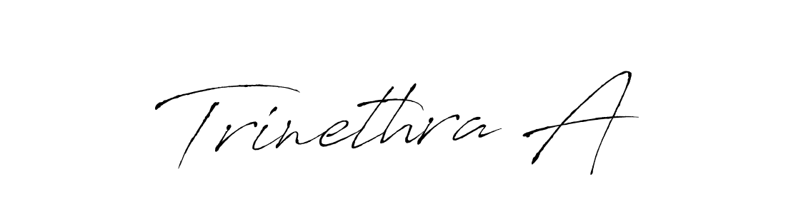 Also we have Trinethra A name is the best signature style. Create professional handwritten signature collection using Antro_Vectra autograph style. Trinethra A signature style 6 images and pictures png
