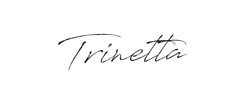 Create a beautiful signature design for name Trinetta. With this signature (Antro_Vectra) fonts, you can make a handwritten signature for free. Trinetta signature style 6 images and pictures png