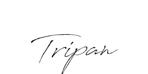 Tripan stylish signature style. Best Handwritten Sign (Antro_Vectra) for my name. Handwritten Signature Collection Ideas for my name Tripan. Tripan signature style 6 images and pictures png