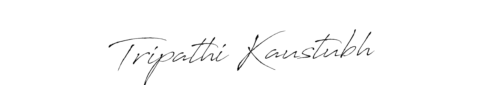 You should practise on your own different ways (Antro_Vectra) to write your name (Tripathi Kaustubh) in signature. don't let someone else do it for you. Tripathi Kaustubh signature style 6 images and pictures png