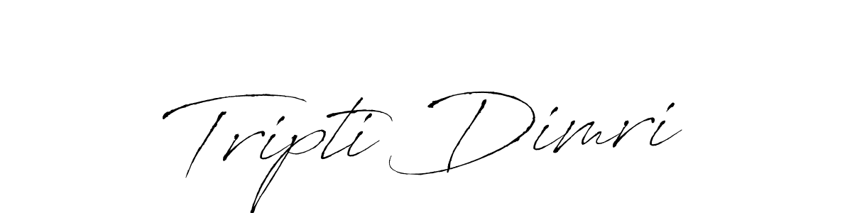 How to make Tripti Dimri signature? Antro_Vectra is a professional autograph style. Create handwritten signature for Tripti Dimri name. Tripti Dimri signature style 6 images and pictures png