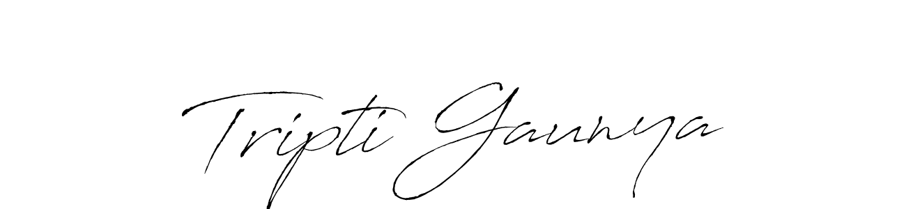 This is the best signature style for the Tripti Gaunya name. Also you like these signature font (Antro_Vectra). Mix name signature. Tripti Gaunya signature style 6 images and pictures png