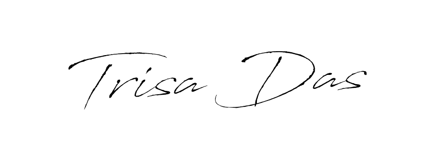 Design your own signature with our free online signature maker. With this signature software, you can create a handwritten (Antro_Vectra) signature for name Trisa Das. Trisa Das signature style 6 images and pictures png