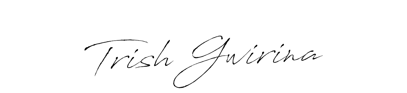 if you are searching for the best signature style for your name Trish Gwirina. so please give up your signature search. here we have designed multiple signature styles  using Antro_Vectra. Trish Gwirina signature style 6 images and pictures png