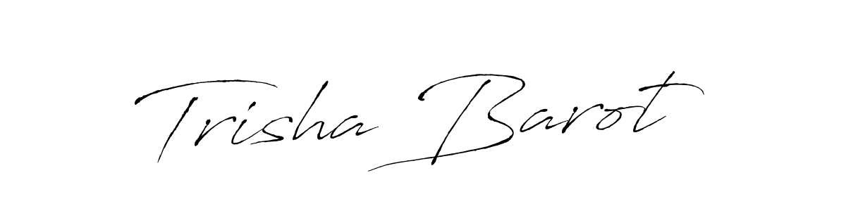 Also You can easily find your signature by using the search form. We will create Trisha Barot name handwritten signature images for you free of cost using Antro_Vectra sign style. Trisha Barot signature style 6 images and pictures png