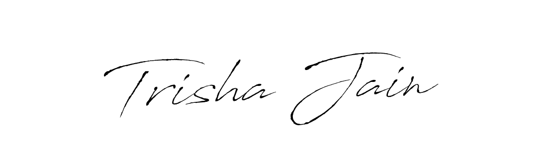 Antro_Vectra is a professional signature style that is perfect for those who want to add a touch of class to their signature. It is also a great choice for those who want to make their signature more unique. Get Trisha Jain name to fancy signature for free. Trisha Jain signature style 6 images and pictures png