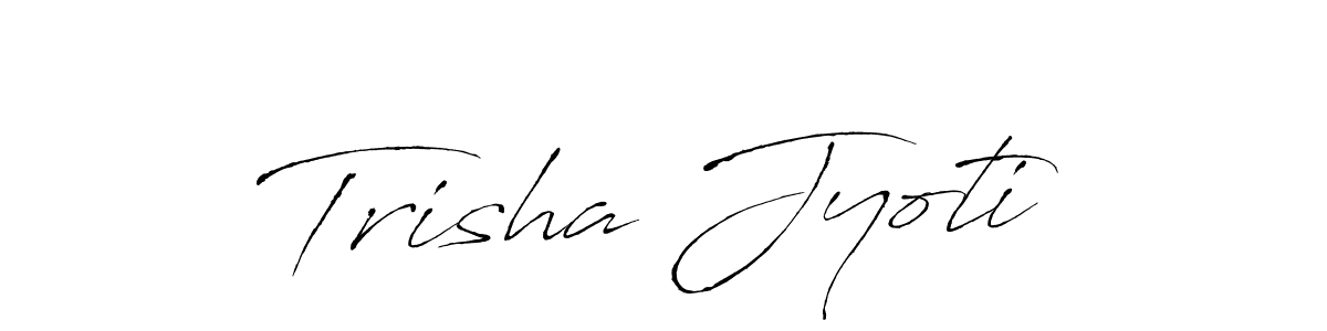 The best way (Antro_Vectra) to make a short signature is to pick only two or three words in your name. The name Trisha Jyoti include a total of six letters. For converting this name. Trisha Jyoti signature style 6 images and pictures png