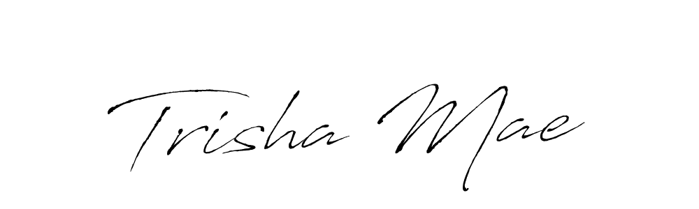 Design your own signature with our free online signature maker. With this signature software, you can create a handwritten (Antro_Vectra) signature for name Trisha Mae. Trisha Mae signature style 6 images and pictures png