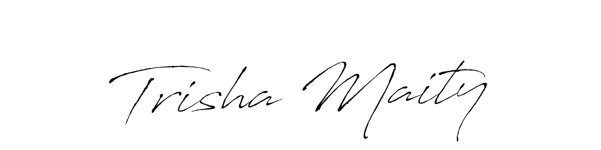 Use a signature maker to create a handwritten signature online. With this signature software, you can design (Antro_Vectra) your own signature for name Trisha Maity. Trisha Maity signature style 6 images and pictures png