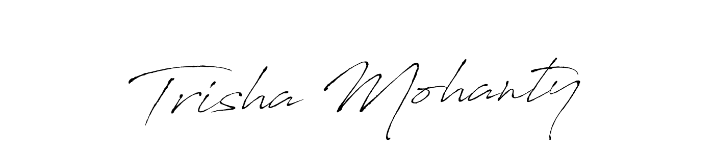 Design your own signature with our free online signature maker. With this signature software, you can create a handwritten (Antro_Vectra) signature for name Trisha Mohanty. Trisha Mohanty signature style 6 images and pictures png