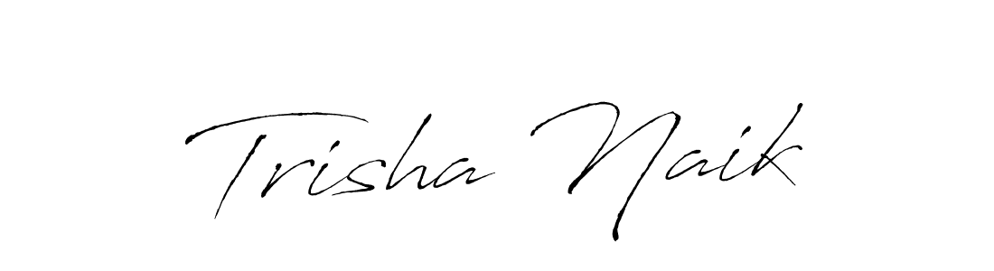 How to make Trisha Naik name signature. Use Antro_Vectra style for creating short signs online. This is the latest handwritten sign. Trisha Naik signature style 6 images and pictures png