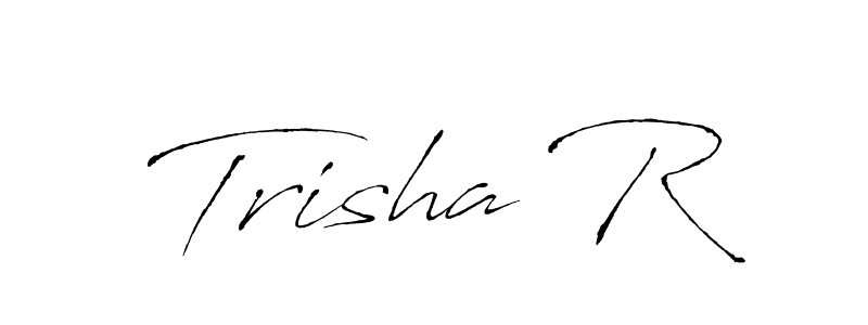 Best and Professional Signature Style for Trisha R. Antro_Vectra Best Signature Style Collection. Trisha R signature style 6 images and pictures png