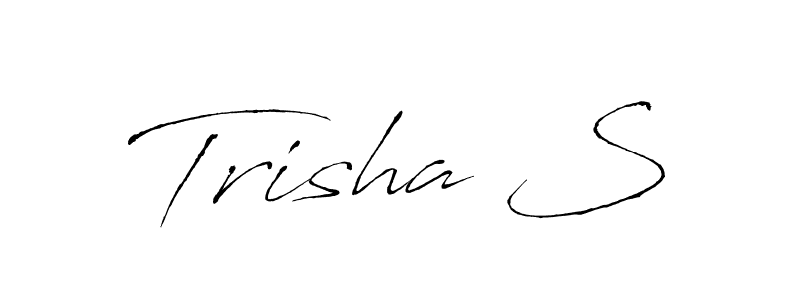 You can use this online signature creator to create a handwritten signature for the name Trisha S. This is the best online autograph maker. Trisha S signature style 6 images and pictures png