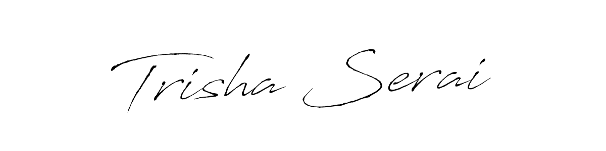 Trisha Serai stylish signature style. Best Handwritten Sign (Antro_Vectra) for my name. Handwritten Signature Collection Ideas for my name Trisha Serai. Trisha Serai signature style 6 images and pictures png