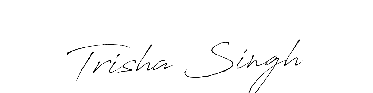 Use a signature maker to create a handwritten signature online. With this signature software, you can design (Antro_Vectra) your own signature for name Trisha Singh. Trisha Singh signature style 6 images and pictures png