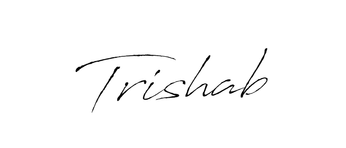 Make a beautiful signature design for name Trishab. Use this online signature maker to create a handwritten signature for free. Trishab signature style 6 images and pictures png