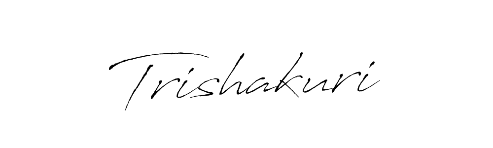 How to make Trishakuri signature? Antro_Vectra is a professional autograph style. Create handwritten signature for Trishakuri name. Trishakuri signature style 6 images and pictures png