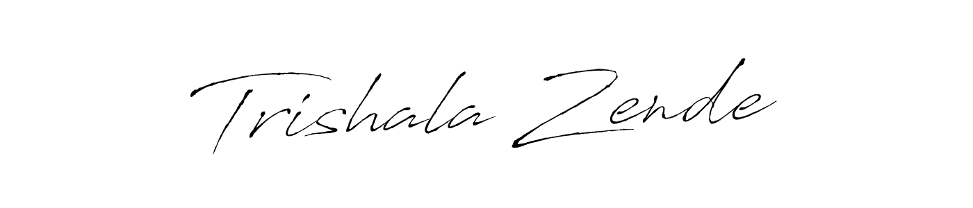 Similarly Antro_Vectra is the best handwritten signature design. Signature creator online .You can use it as an online autograph creator for name Trishala Zende. Trishala Zende signature style 6 images and pictures png