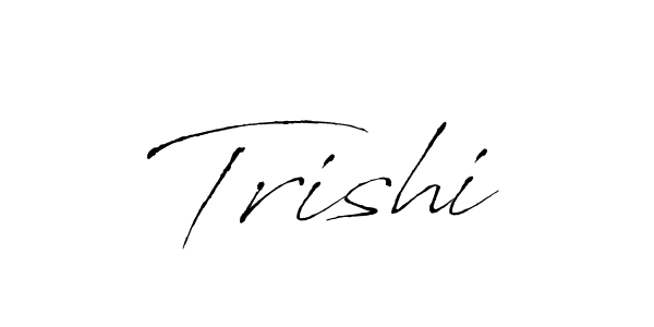 Antro_Vectra is a professional signature style that is perfect for those who want to add a touch of class to their signature. It is also a great choice for those who want to make their signature more unique. Get Trishi name to fancy signature for free. Trishi signature style 6 images and pictures png