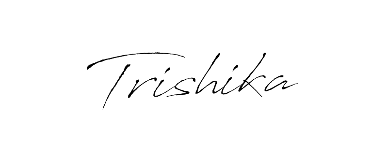 if you are searching for the best signature style for your name Trishika. so please give up your signature search. here we have designed multiple signature styles  using Antro_Vectra. Trishika signature style 6 images and pictures png