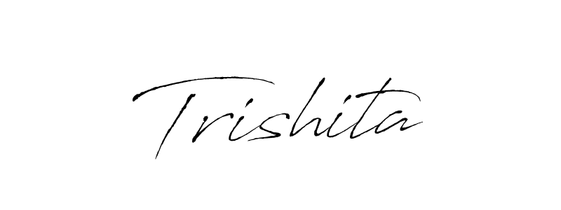 The best way (Antro_Vectra) to make a short signature is to pick only two or three words in your name. The name Trishita include a total of six letters. For converting this name. Trishita signature style 6 images and pictures png