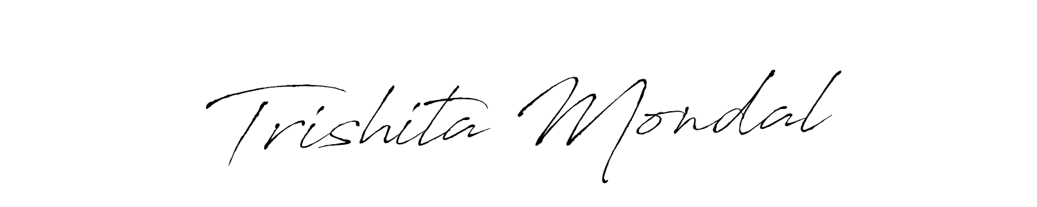 Similarly Antro_Vectra is the best handwritten signature design. Signature creator online .You can use it as an online autograph creator for name Trishita Mondal. Trishita Mondal signature style 6 images and pictures png