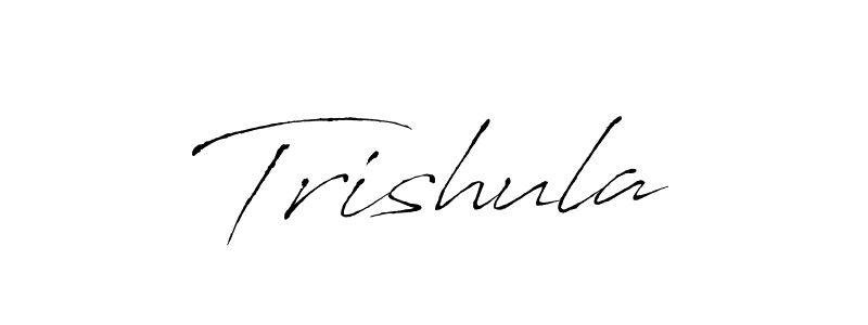 Trishula stylish signature style. Best Handwritten Sign (Antro_Vectra) for my name. Handwritten Signature Collection Ideas for my name Trishula. Trishula signature style 6 images and pictures png