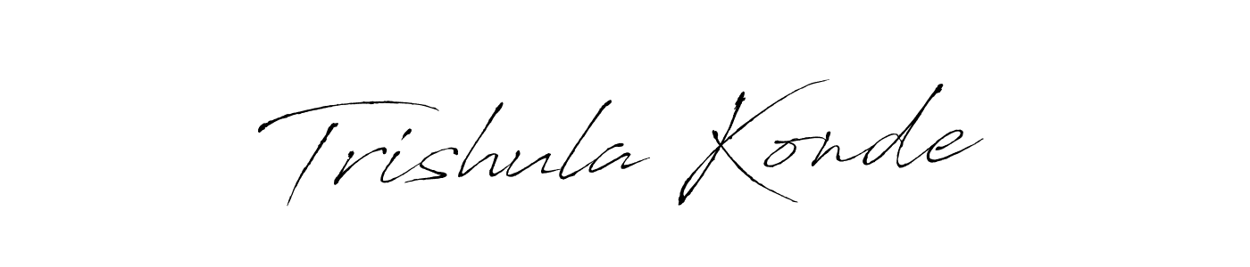 Make a beautiful signature design for name Trishula Konde. Use this online signature maker to create a handwritten signature for free. Trishula Konde signature style 6 images and pictures png