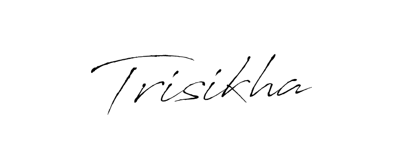 How to make Trisikha name signature. Use Antro_Vectra style for creating short signs online. This is the latest handwritten sign. Trisikha signature style 6 images and pictures png