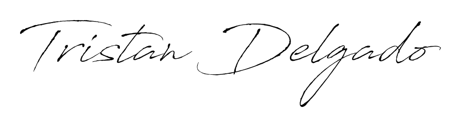 Design your own signature with our free online signature maker. With this signature software, you can create a handwritten (Antro_Vectra) signature for name Tristan Delgado. Tristan Delgado signature style 6 images and pictures png