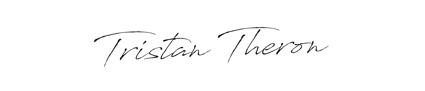 You should practise on your own different ways (Antro_Vectra) to write your name (Tristan Theron) in signature. don't let someone else do it for you. Tristan Theron signature style 6 images and pictures png