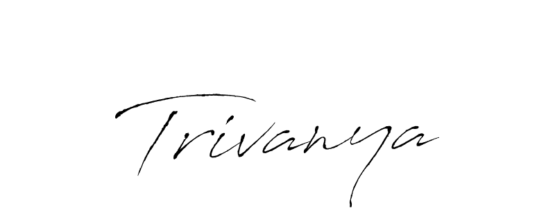 Also we have Trivanya name is the best signature style. Create professional handwritten signature collection using Antro_Vectra autograph style. Trivanya signature style 6 images and pictures png