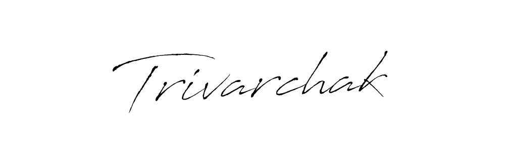 How to make Trivarchak name signature. Use Antro_Vectra style for creating short signs online. This is the latest handwritten sign. Trivarchak signature style 6 images and pictures png