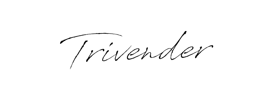 How to Draw Trivender signature style? Antro_Vectra is a latest design signature styles for name Trivender. Trivender signature style 6 images and pictures png