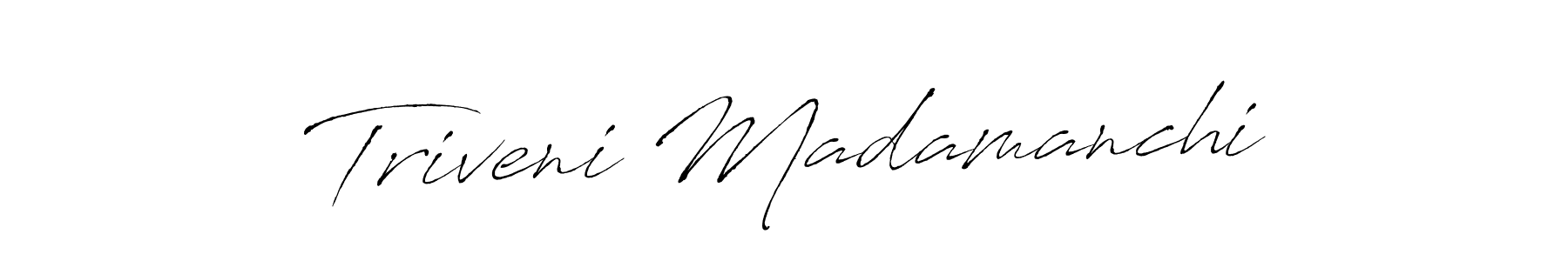 Here are the top 10 professional signature styles for the name Triveni Madamanchi. These are the best autograph styles you can use for your name. Triveni Madamanchi signature style 6 images and pictures png